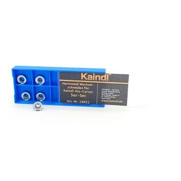 Ersatz Hartmetall-Wendeplatte Ø 10mm 5er Set für Alu-Caver