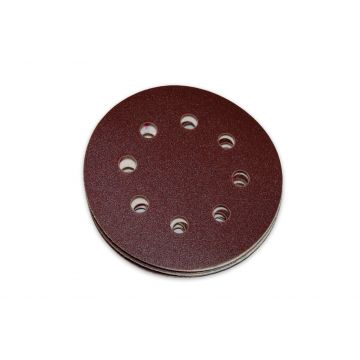 Exzenter - Haftschleifscheiben Ø115mm, gelocht, K220, 5 Stck.