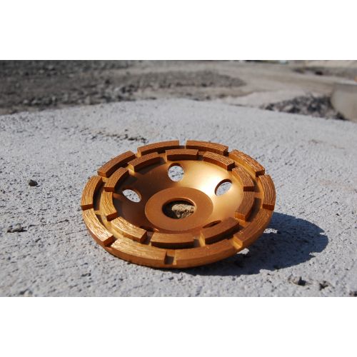 Diamond cup wheel ø125mm - double segment - for angle grinder