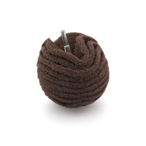 Abrasive fleece ball ø75mm grit 80 coarse (brown)