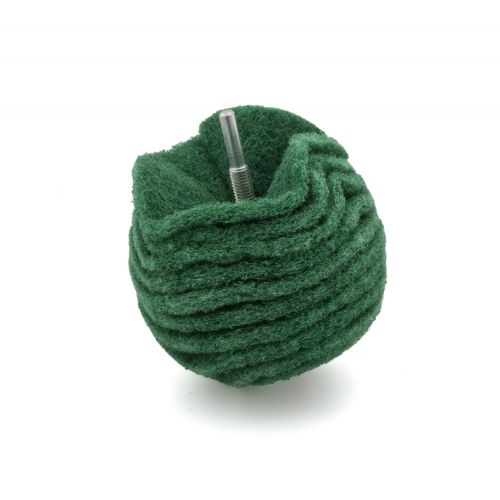 Abrasive fleece ball ø75mm grit 120 medium (green)