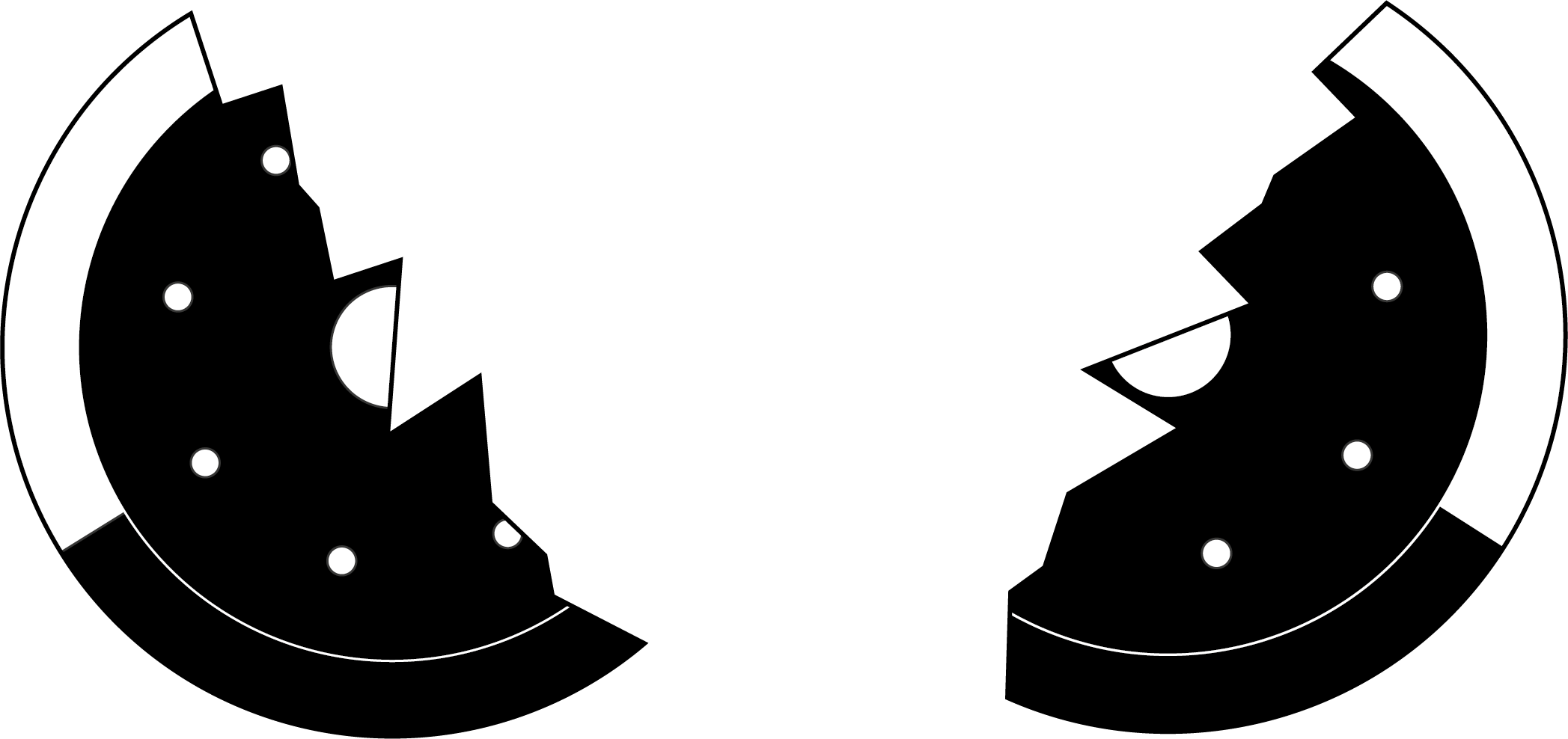 Illustration Zerbrochenes Rundmesser